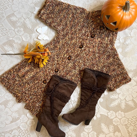 Tabitha anthro seasonal stroll wool blend cardigan coat - Picture 12 of 17